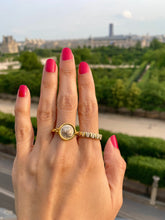 Load image into Gallery viewer, Pavé Diamond Channel Ring