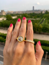 Load image into Gallery viewer, Pavé Diamond Channel Ring