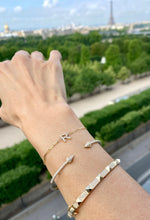 Load image into Gallery viewer, Open Pavé Point Bangle