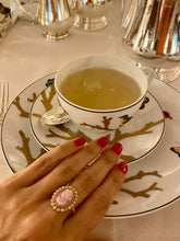 Load image into Gallery viewer, Vintage Italian Cameo Ring with Antique Pearls