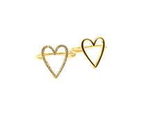 Load image into Gallery viewer, Jumbo Silhouette Heart Ring