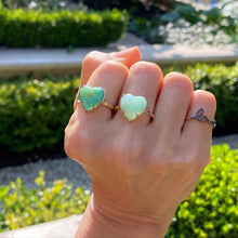 Load image into Gallery viewer, Bubble Heart Chrysoprase