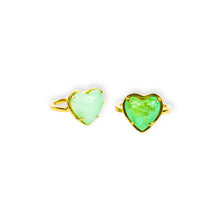 Load image into Gallery viewer, Bubble Heart Chrysoprase