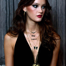 Load image into Gallery viewer, Ebony Wings Pendant