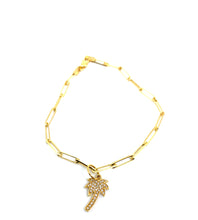 Load image into Gallery viewer, Yellow Gold Paperclip Bracelet