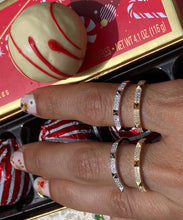 Load image into Gallery viewer, Pavé Diamond Pyramid Ring