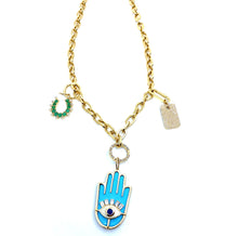 Load image into Gallery viewer, Pavé Diamond Dog Tag Charm