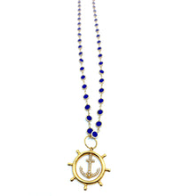Load image into Gallery viewer, Pavé Diamond Anchor Pendant