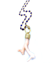 Load image into Gallery viewer, Lapis Lazuli Disk Eternity Necklace