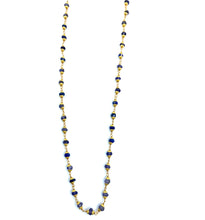 Load image into Gallery viewer, Vintage Inspired Sapphire Nugget Necklace