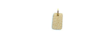 Load image into Gallery viewer, Pavé Diamond Dog Tag Charm
