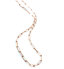 Load image into Gallery viewer, Yellow & Rose Gold Medium Paperclip Chain