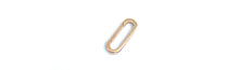 Load image into Gallery viewer, Oblong Yellow & Rose Gold Charm Lock