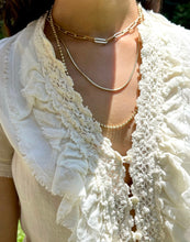 Load image into Gallery viewer, Moon-cut Faceted Ball Chain in Yellow Gold