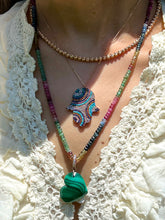 Load image into Gallery viewer, Moon-Cut Faceted Ball Chain in Rose Gold