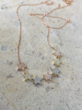 Load image into Gallery viewer, Tri-Color Star Necklace