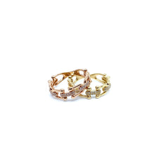 Load image into Gallery viewer, Pavé Diamond, T-Link Ring