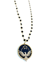 Load image into Gallery viewer, Onyx Eagle Rising Charm