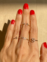 Load image into Gallery viewer, Pavé Diamond Initial Ring