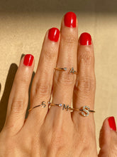 Load image into Gallery viewer, Pavé Diamond Initial Ring