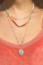 Load image into Gallery viewer, Mother of Pearl Disk Eternity Necklace