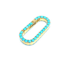 Load image into Gallery viewer, Oblong Turquoise Enhancer