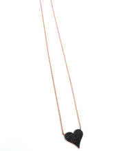 Load image into Gallery viewer, Black Diamond Pavé Heart