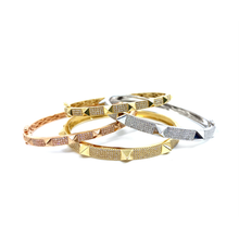 Load image into Gallery viewer, Large Pyramid Bangle