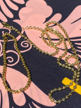 Load image into Gallery viewer, Moon-cut Faceted Ball Chain in Yellow Gold