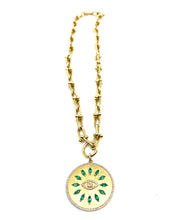 Load image into Gallery viewer, Emerald Talisman Medallion