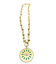 Load image into Gallery viewer, Yellow Gold Circular Charm Lock