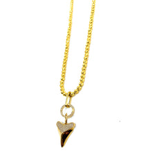 Load image into Gallery viewer, Oblong Yellow & Rose Gold Charm Lock