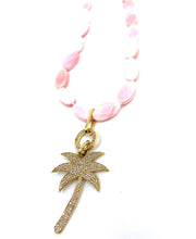 Load image into Gallery viewer, Oblong Yellow & Rose Gold Charm Lock