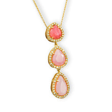 Load image into Gallery viewer, Pink Opal Ombré Lariat