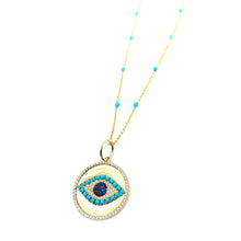 Load image into Gallery viewer, Turquoise & Sapphire Talisman
