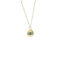 Load image into Gallery viewer, Turquoise & Sapphire Talisman