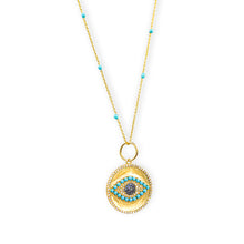 Load image into Gallery viewer, Turquoise & Sapphire Talisman