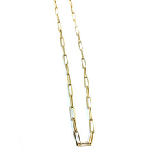 Load image into Gallery viewer, Yellow & Rose Gold Medium Paperclip Chain