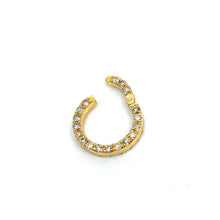 Load image into Gallery viewer, Pavé Diamond Circular Charm Lock