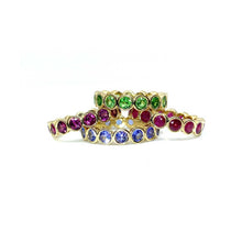 Load image into Gallery viewer, Bezel Set Custom Eternity Band