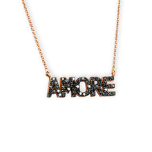 Load image into Gallery viewer, Amore Block Necklace