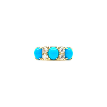 Load image into Gallery viewer, Turquoise Triplet Ring