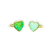 Load image into Gallery viewer, Bubble Heart Chrysoprase