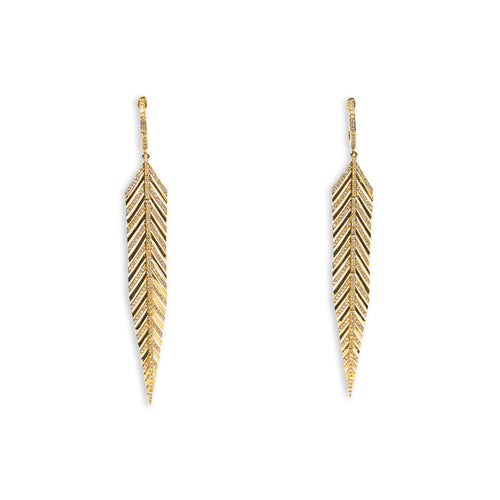 Feather Dangler Jaune