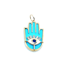 Load image into Gallery viewer, Turquoise Talisman Charm