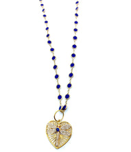Load image into Gallery viewer, Lapis Lazuli Disk Eternity Necklace