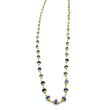 Load image into Gallery viewer, Vintage Inspired Sapphire Nugget Necklace
