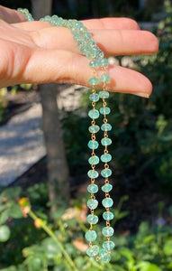 Emerald Shine Nugget Necklace