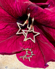 Load image into Gallery viewer, Star Silhouette Earrings