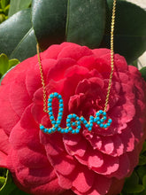 Load image into Gallery viewer, Turquoise Love Necklace
